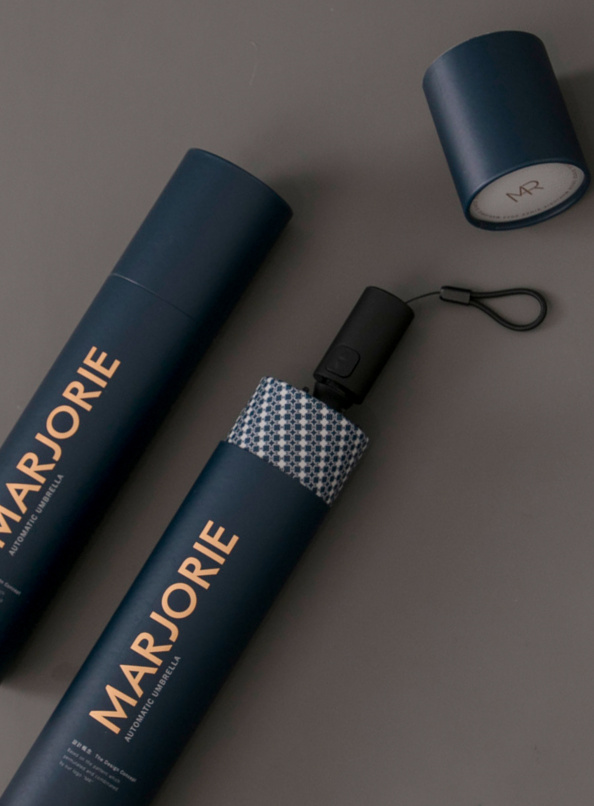 老時光圓舞曲，瑪裘瑞LOGO窗花自動傘