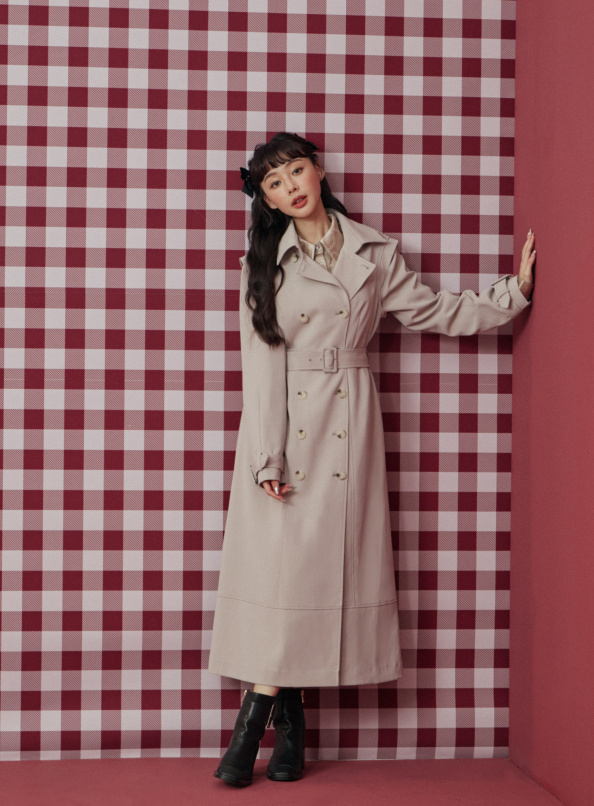 夢應該延續,可拆式手袖雙排釦長版外套