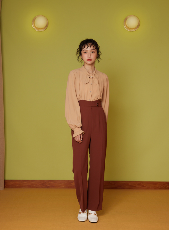 月昇風潮,特色排扣腰封老爺褲