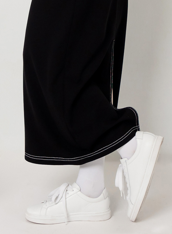 無憂闊步,MJR刺繡LOGO中筒襪(2入組)