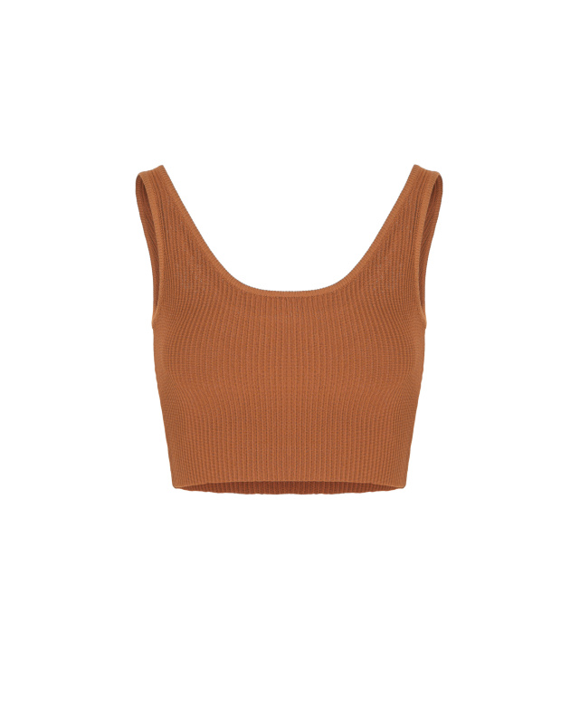 珍妮,針織無袖短版上衣