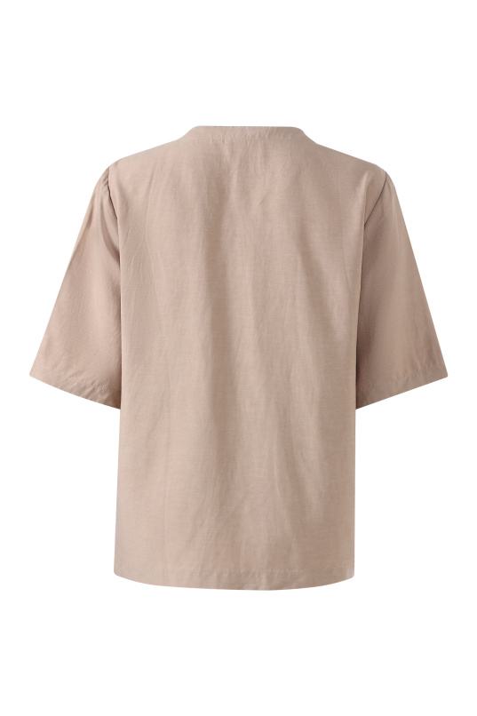 細語,植棉五分袖罩衫