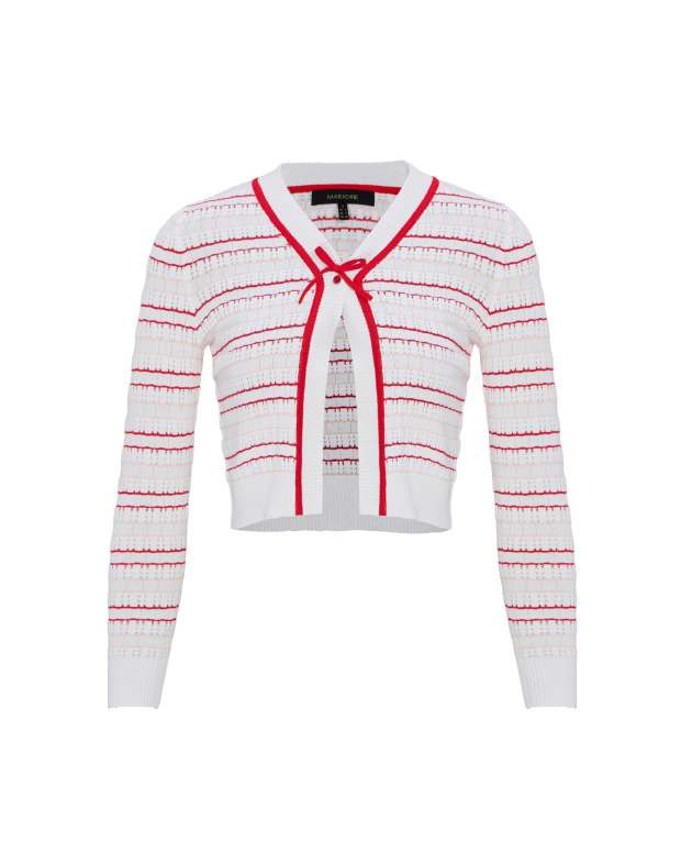 午後三點,造型織紋V領針織罩衫