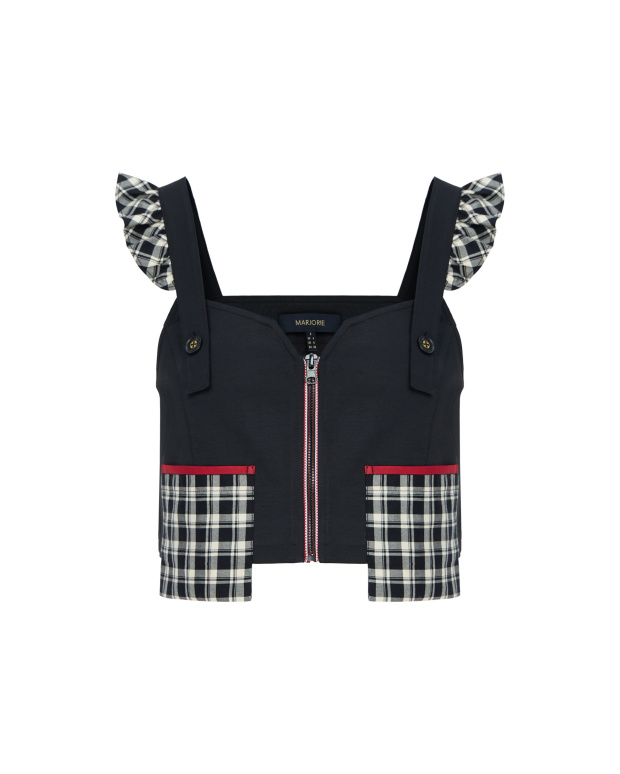 歡笑之間，外翻立體口袋背心