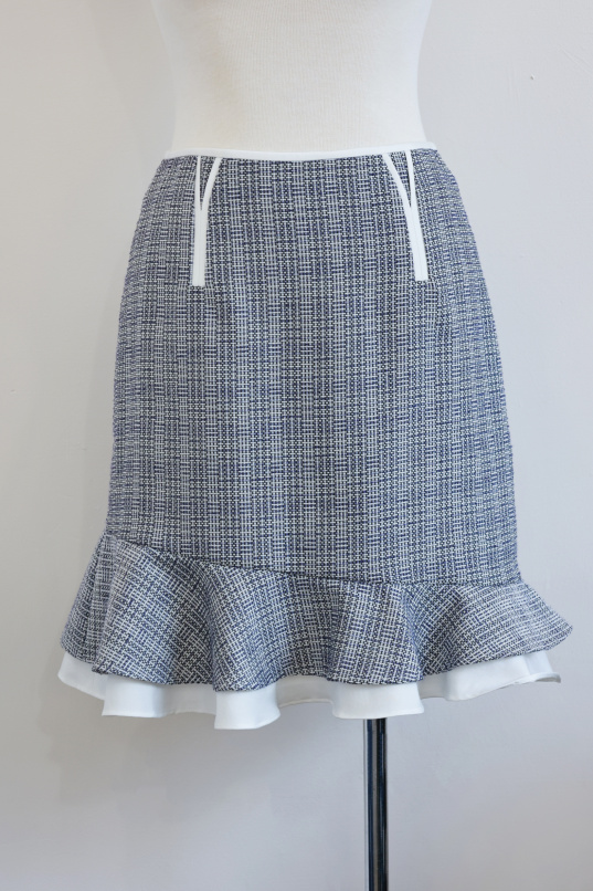 人魚傳說，俏麗荷葉下擺短裙