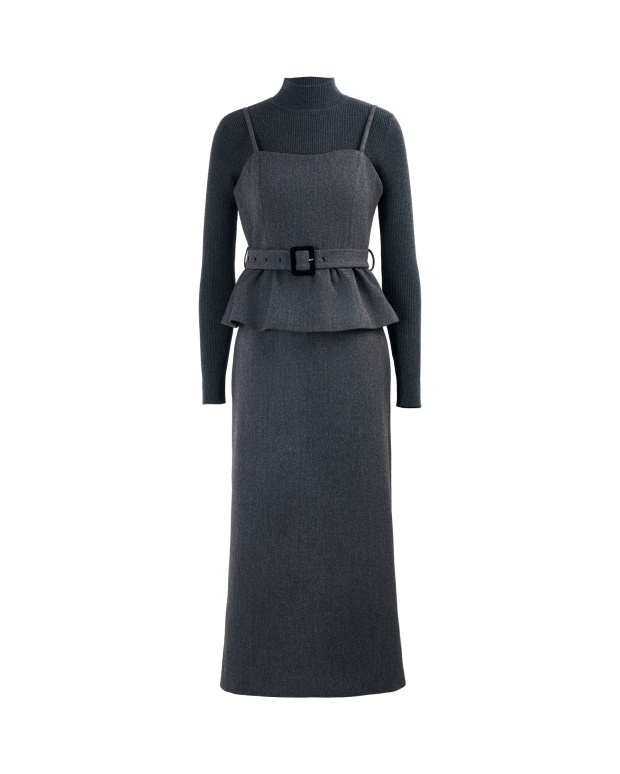 質感甄選，窄長裙三件套裝