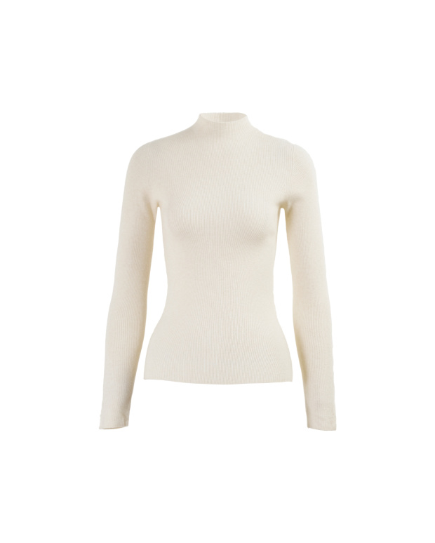 質感甄選，無縫小高領毛衣