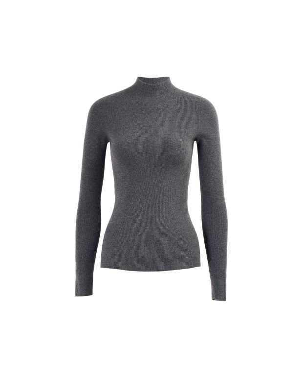 質感甄選，無縫小高領毛衣