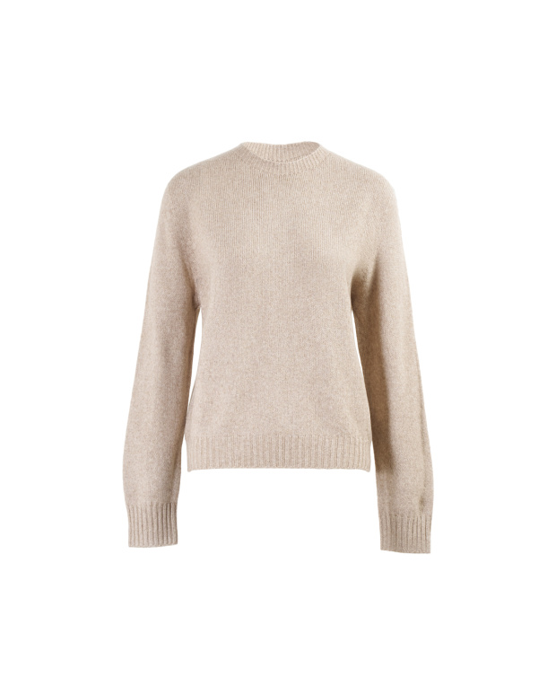 質感甄選，圓領雪花絨毛衣