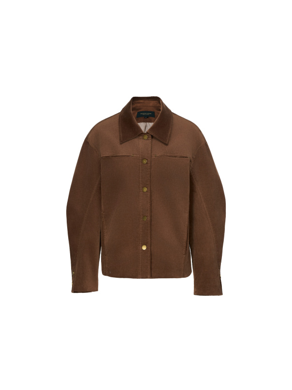 質感甄選，燈芯絨大口袋短版外套