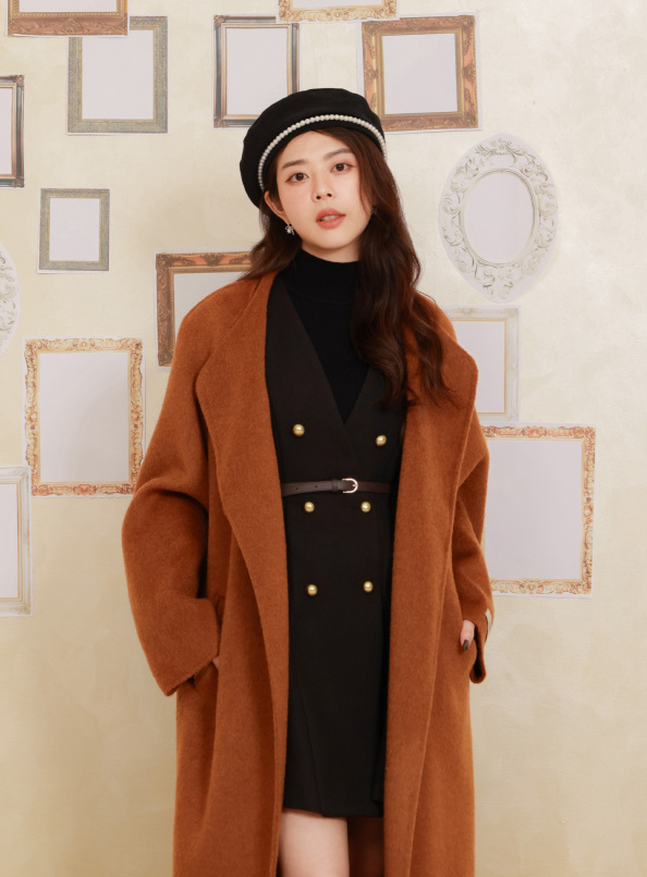 質感甄選，雙面羊毛大衣