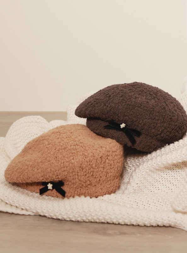 慢下來的冬日，造型畫家帽