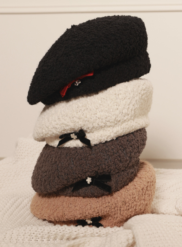 慢下來的冬日，造型畫家帽