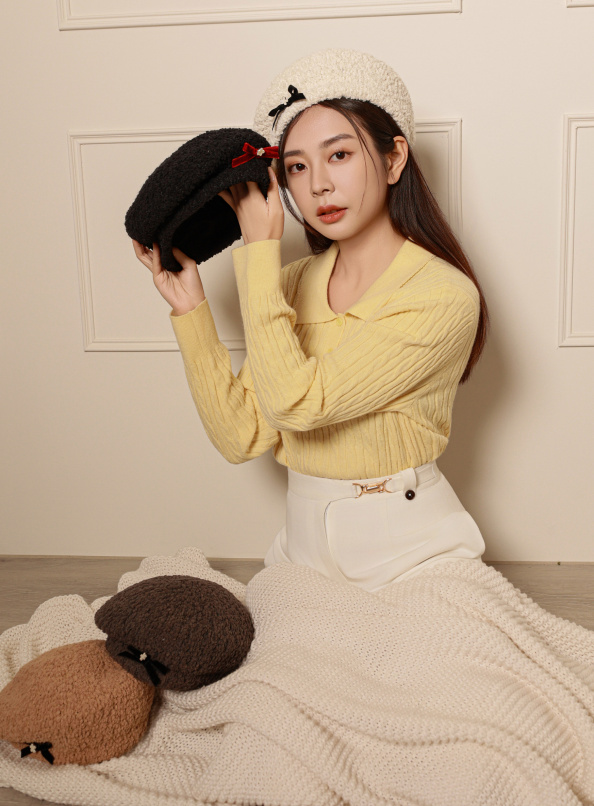 慢下來的冬日，造型畫家帽