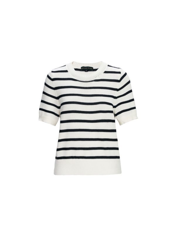 質感甄選，花邊圓領針織上衣