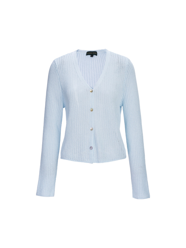 質感甄選，開襟排釦上衣